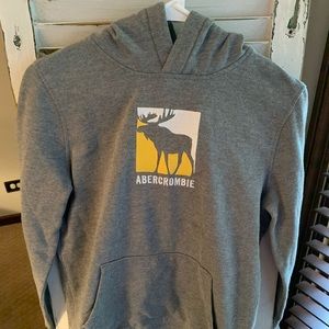 Like new, boys Abercrombie hooded sweatshirt